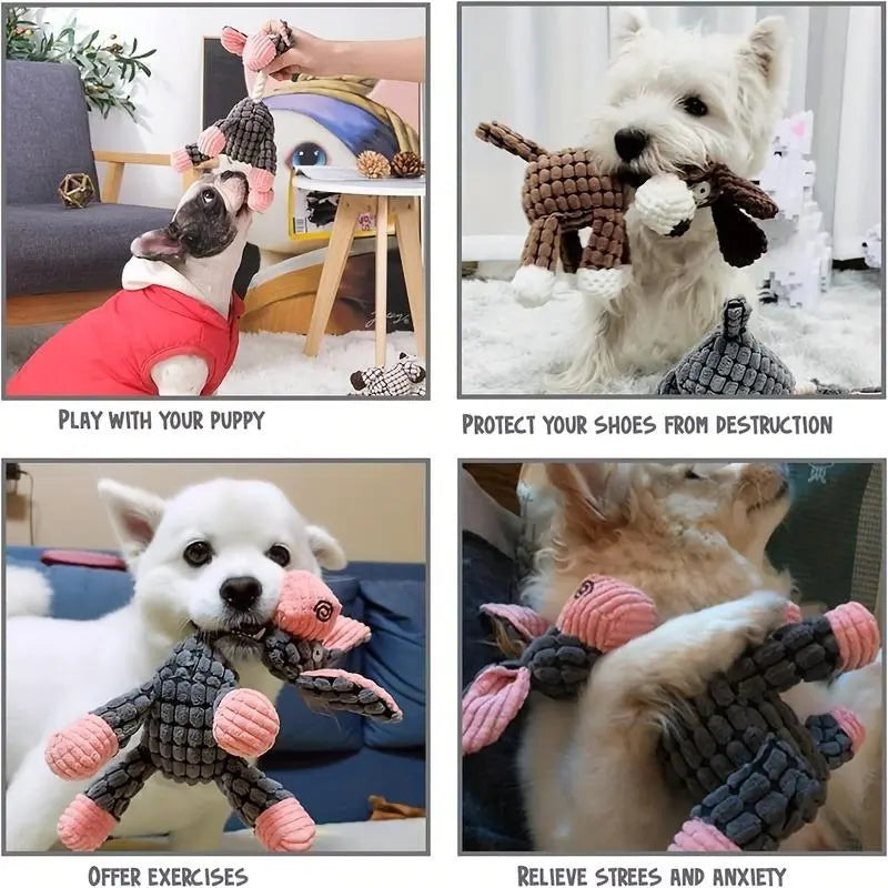 Cute Animal Design Dog Toy