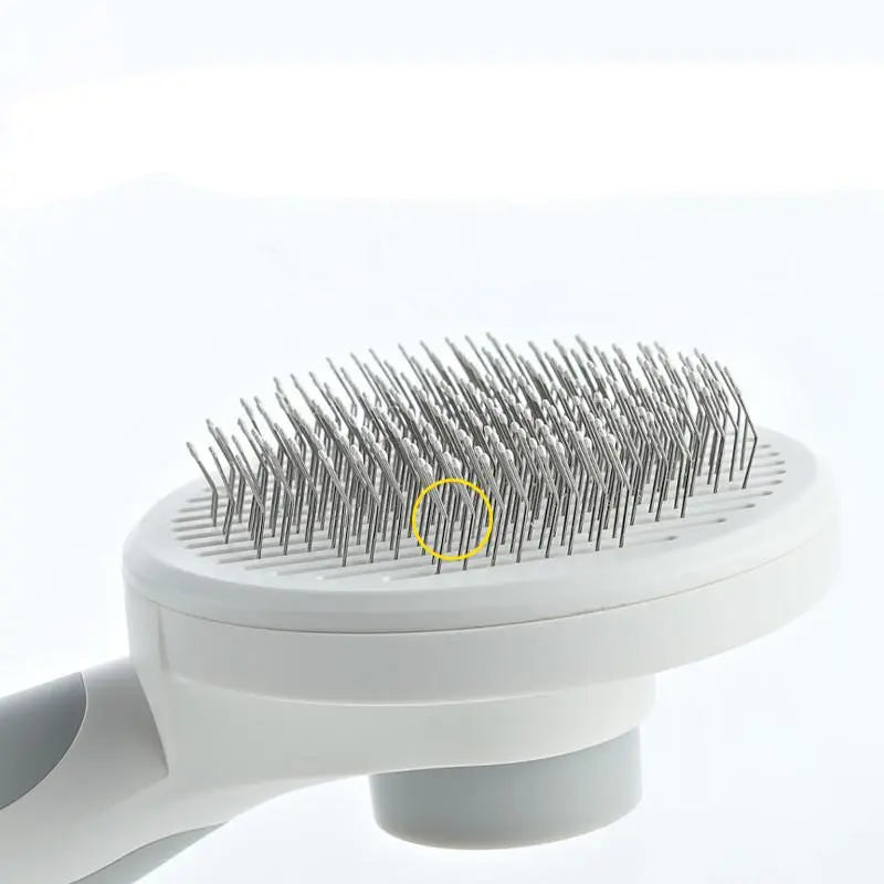 Pet Hair Cleaning Brush, Cute Round Cat Hair Cleaning Tool, Pet Automatic Cleaning Comb
