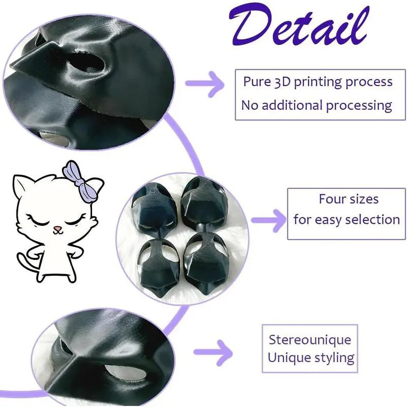 Bat Cat Mask Outfit, Black Cats Bat Cosplay Mask Costumes for Pet Parties Favour Birthday Holiday Everyday Fun Gifts Appeals