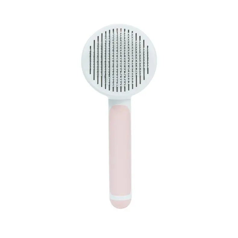 Pet Hair Cleaning Brush, Cute Round Cat Hair Cleaning Tool, Pet Automatic Cleaning Comb