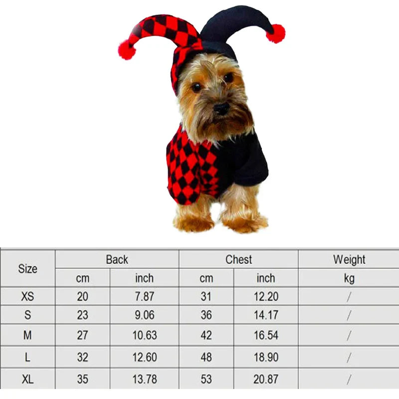 Dog and Cat Halloween Costume Set for Pets