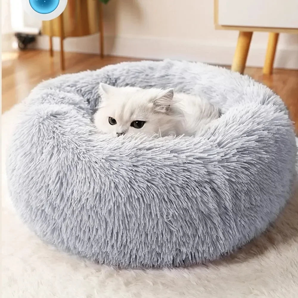 Soft plush pet bed