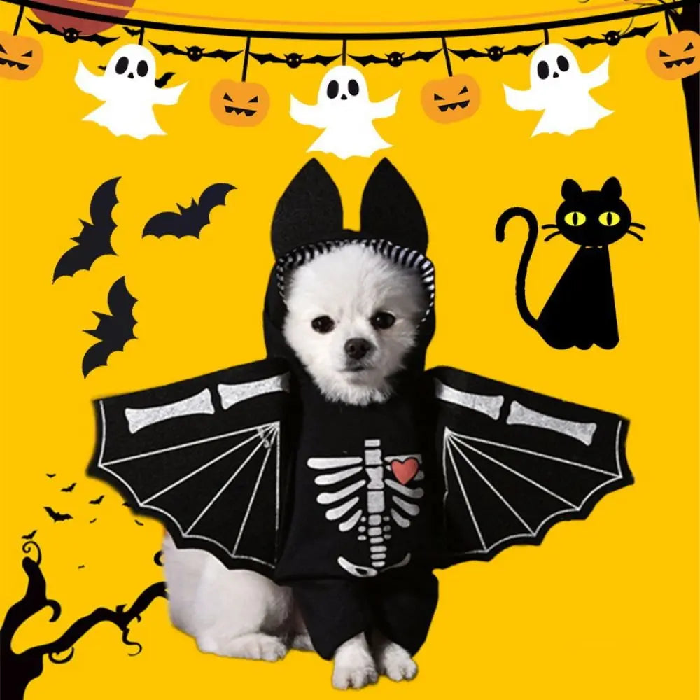 Black Bat Costume for Dogs