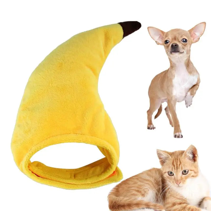 Cat Banana Costume Hat