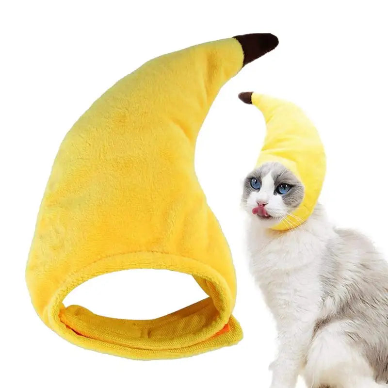 Cat Banana Costume Hat
