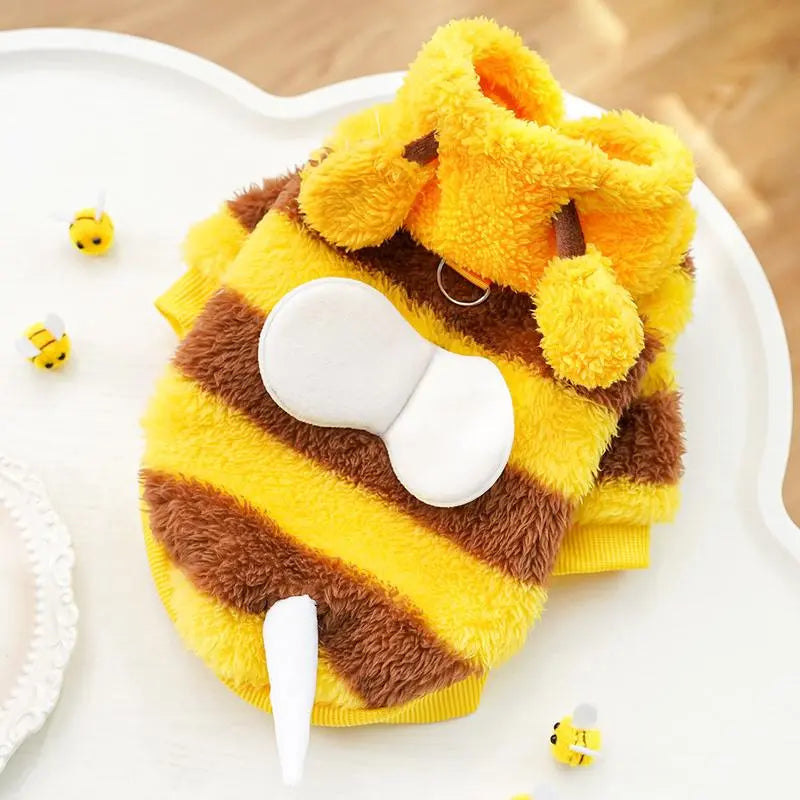 Pet clothes for dogs and cats autumn and winter dog transformation clothes Teddy Bichon French bulldog cat plus velvet new medium-sized dog