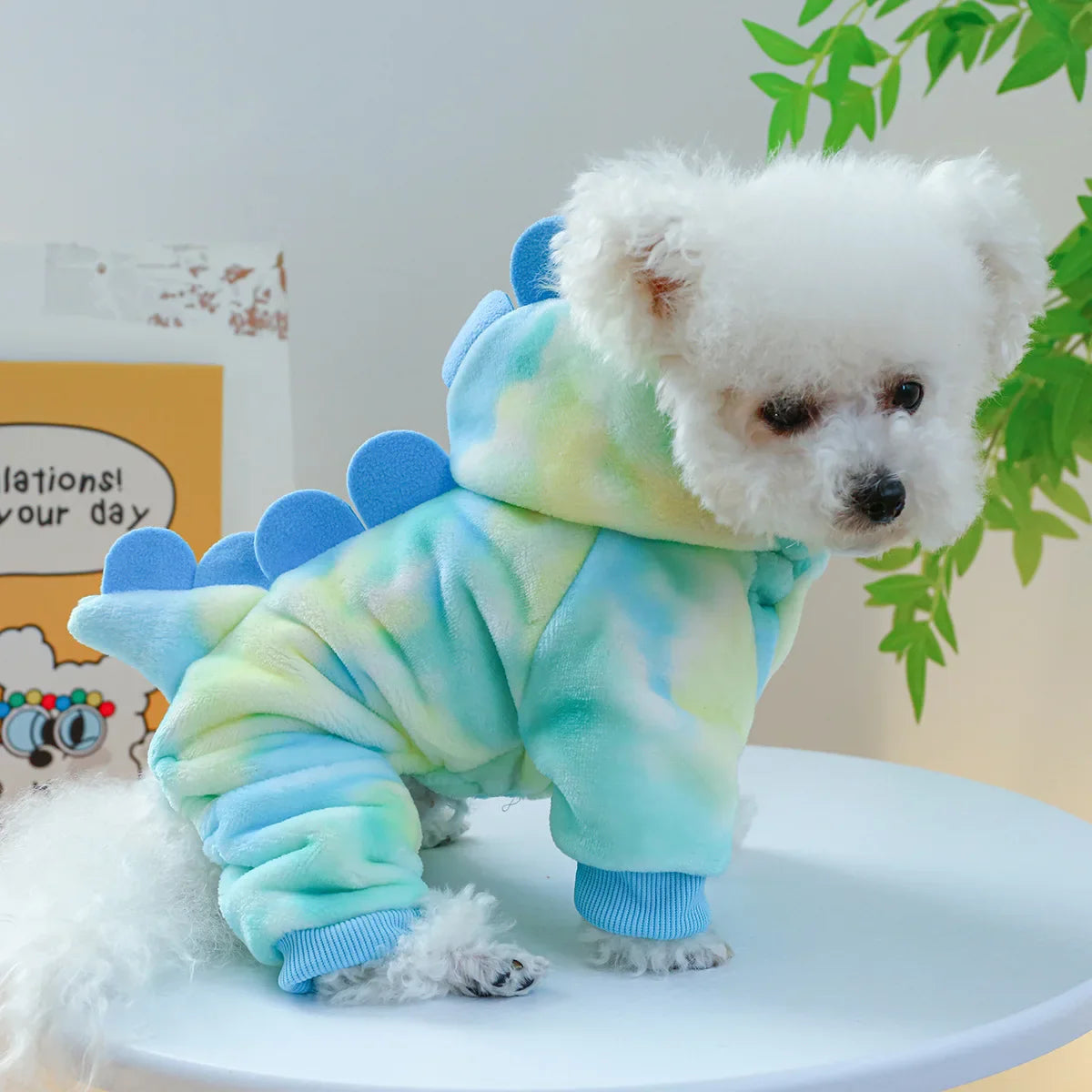 Halloween Dinosaur Dog Costume Hoodie for Pets