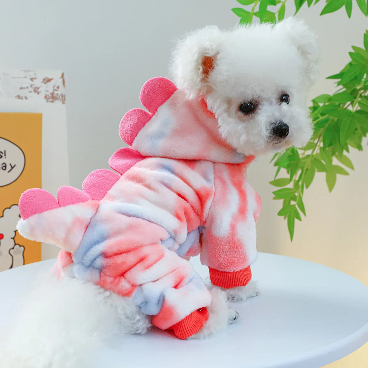 Halloween Dinosaur Dog Costume Hoodie for Pets