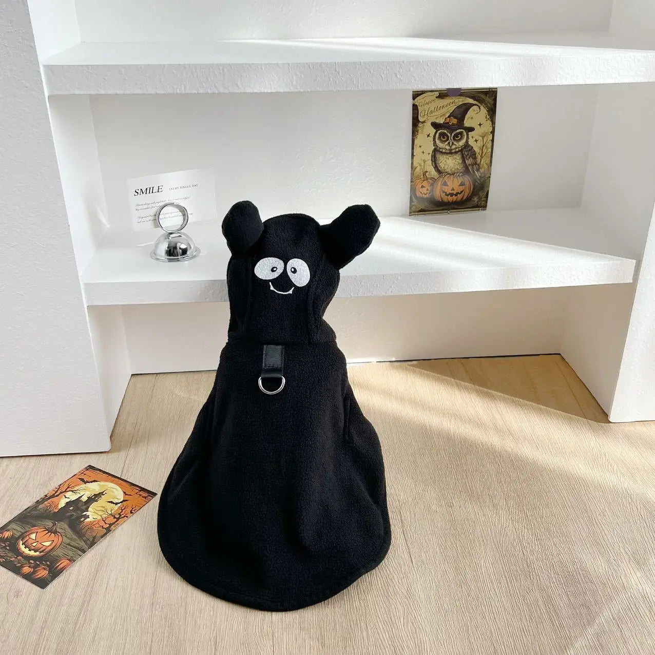 Dog Halloween Ghost Cape Costume Set