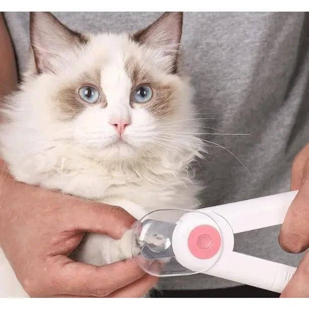 Pet Cats Dog Nail Clipper Cutter Stainless Steel Grooming Scissors Professional Clippers Claw Nail Scissors with LED Lights Pet