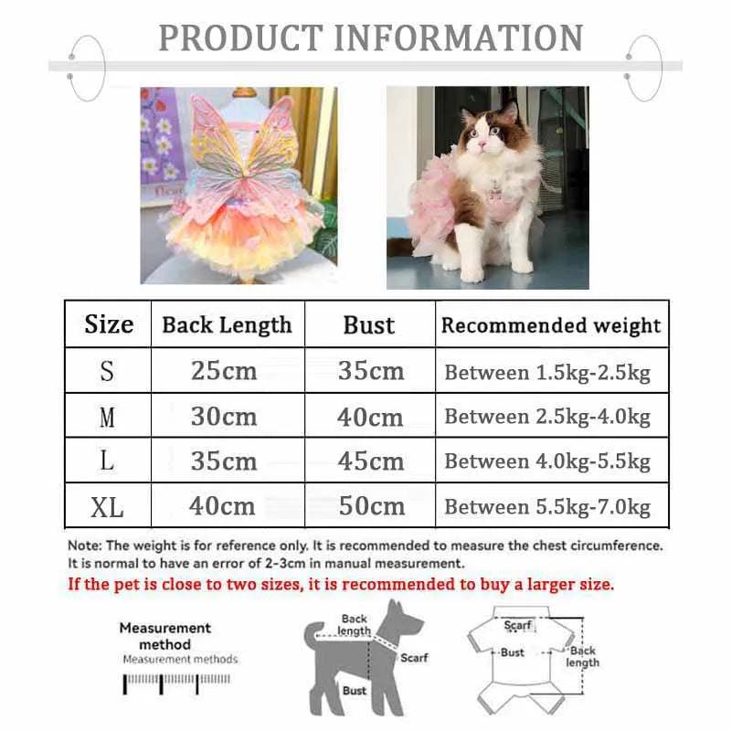 Gorgeous Butterfly Skirt for Pets