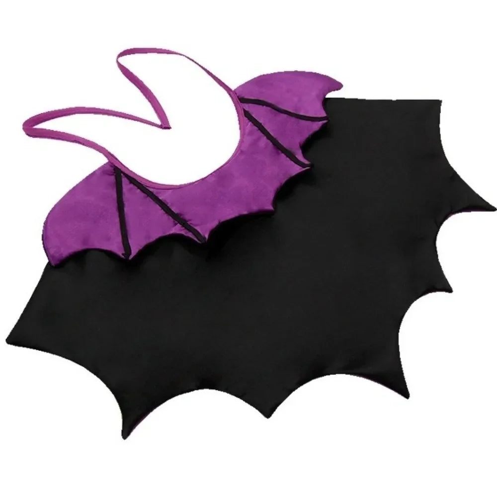 Halloween Cat Costume Bat Cloak