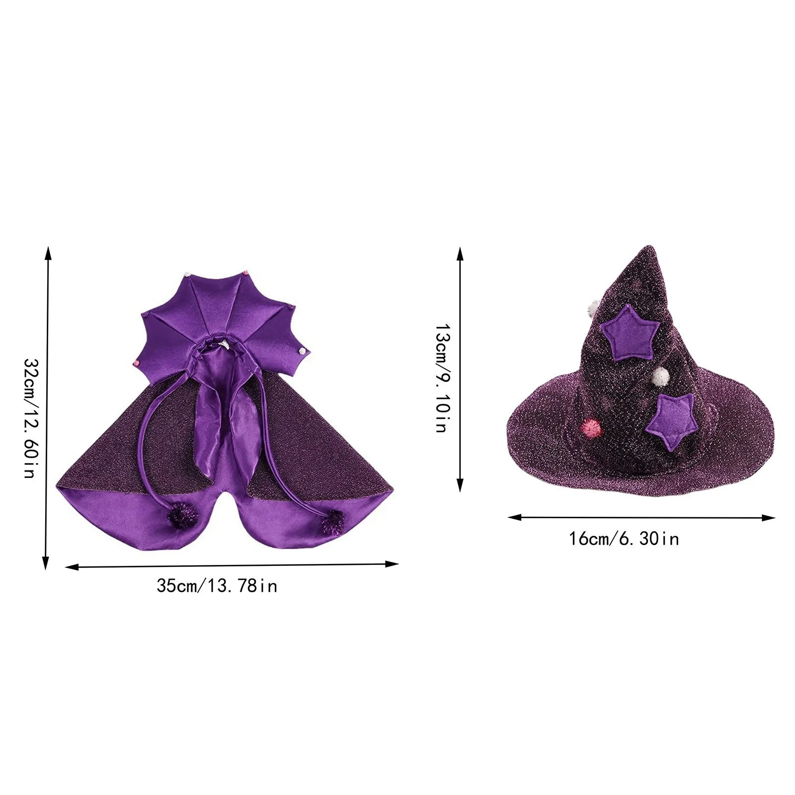 Halloween Witch Costume for Pets
