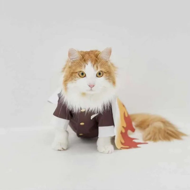 Demon Slayer Dog Kimono Costume Set
