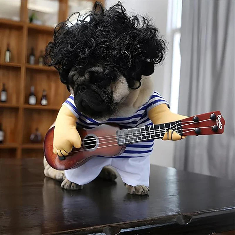 Pet Guitar Costume for Halloween