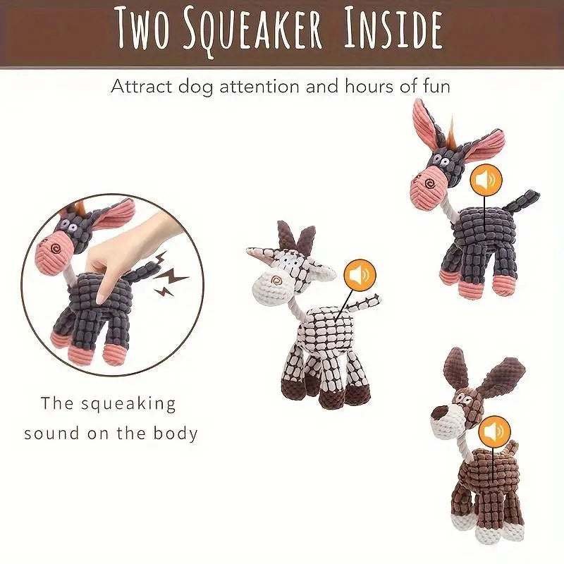 Cute Animal Design Dog Toy