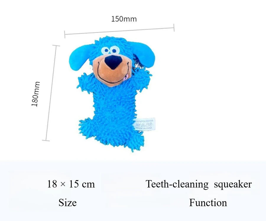 Squeaky Dog Plush Toy
