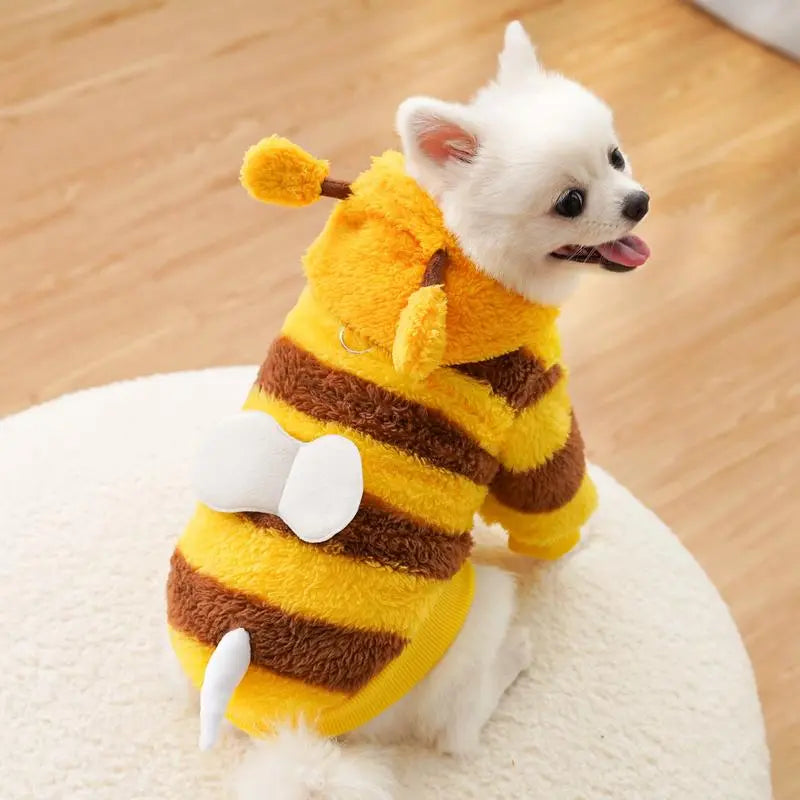 Pet clothes for dogs and cats autumn and winter dog transformation clothes Teddy Bichon French bulldog cat plus velvet new medium-sized dog