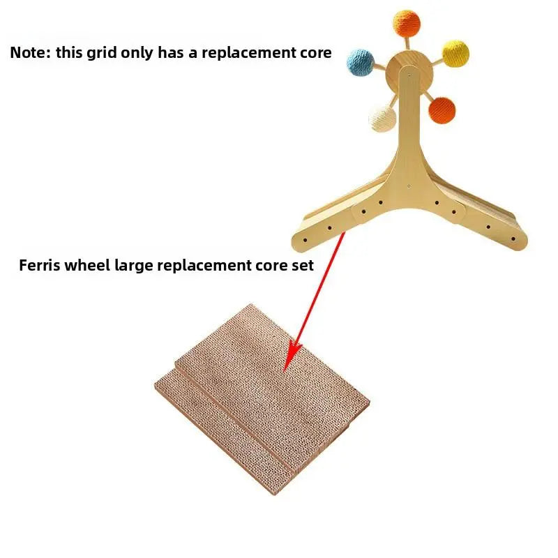 Cat Toy Turntable Cat Scratching Board Sisal Self-Entertainment Boredom Relief Kitten Claw Grinding Toy