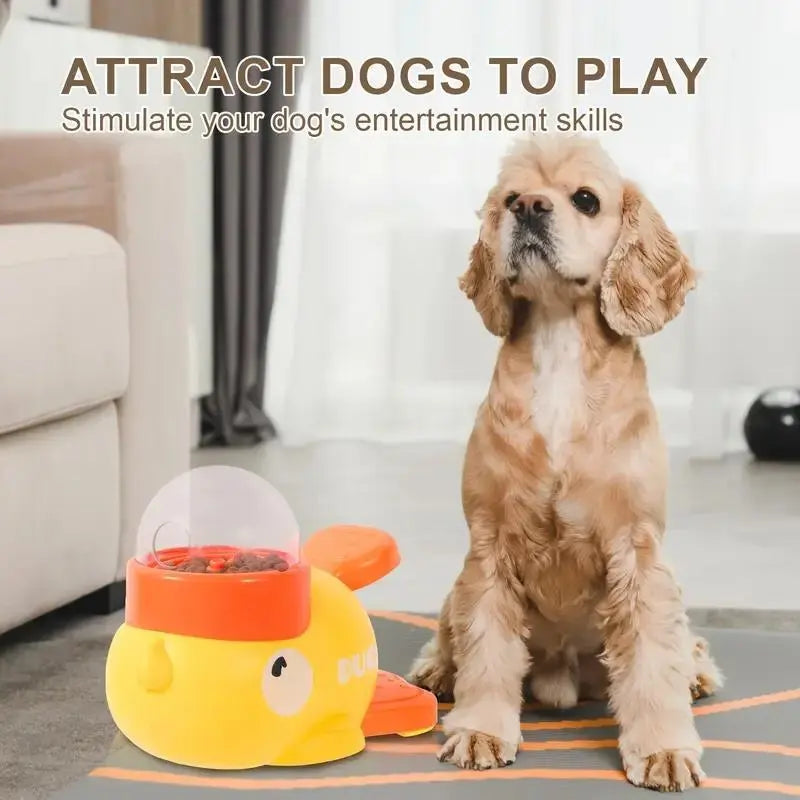 Pet Press Feeder Toy, 1 Box Interactive Food Dispenser Toy, Dog Training Feeder, Dog Treat Dispenser, Pet Interactive Toy, Dog & Cat Feeding Accessories