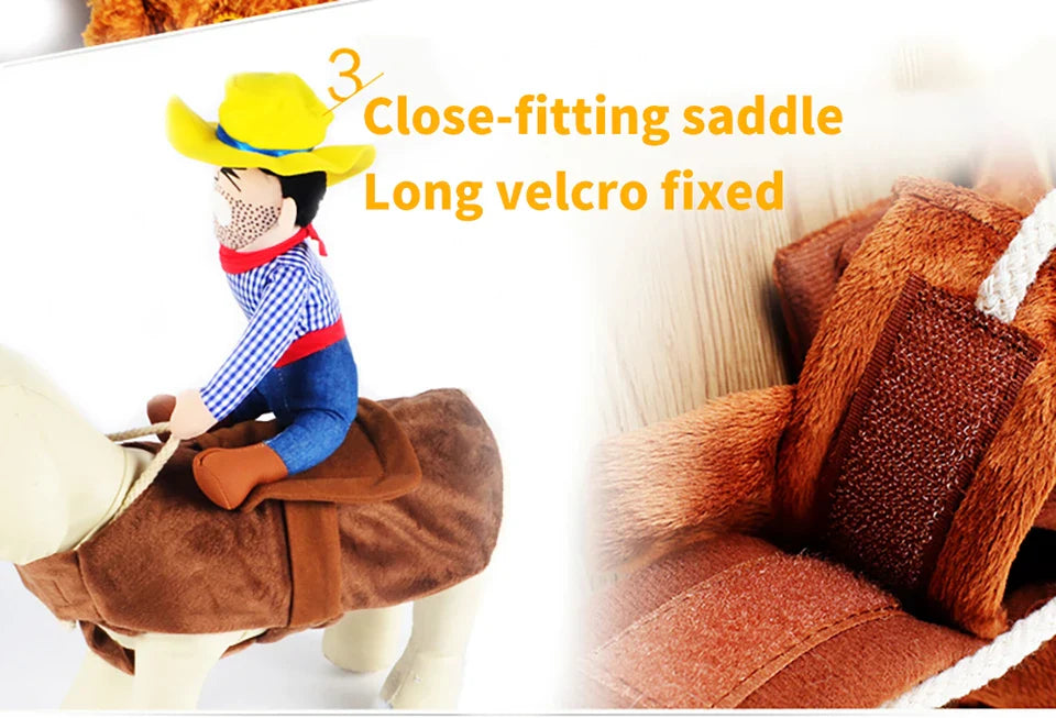 Cowboy Dog Costume for Halloween Fun