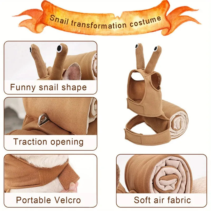 Halloween Snail Costume for Pets