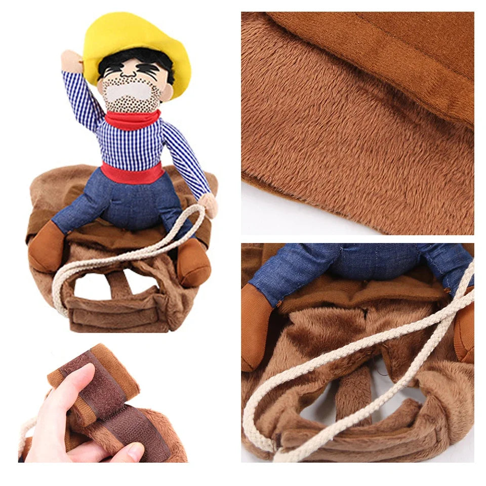 Cowboy Dog Costume for Halloween Fun