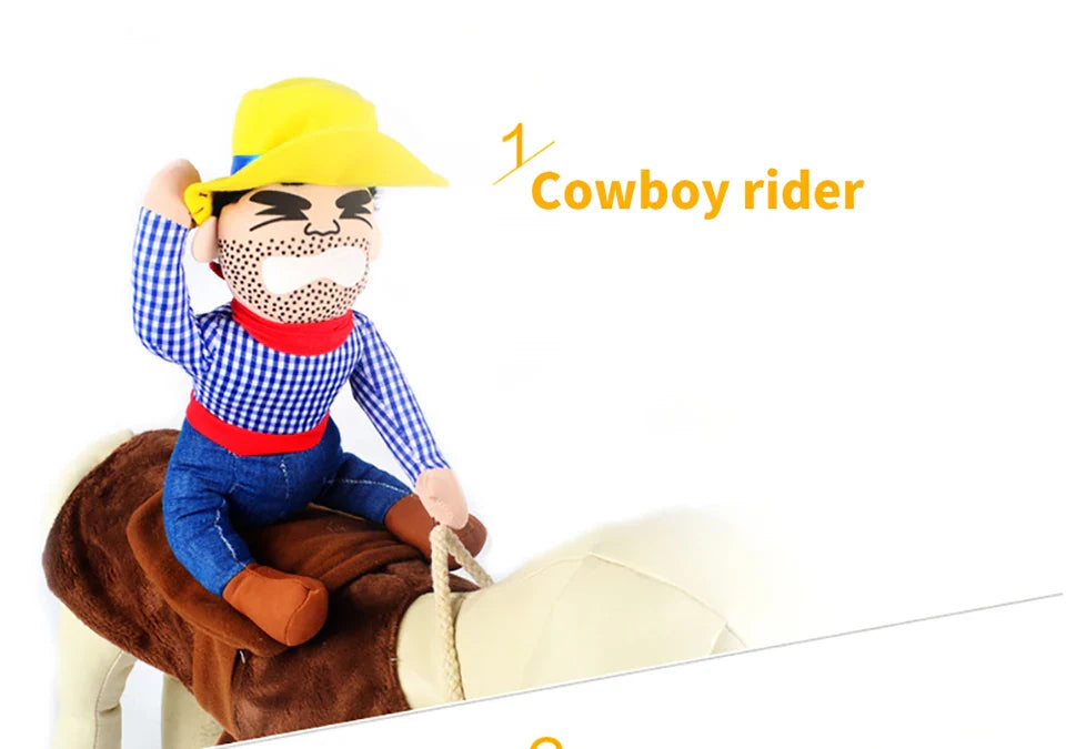 Cowboy Dog Costume for Halloween Fun