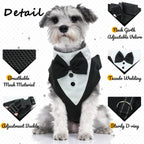 Dog Tuxedo Dress Set