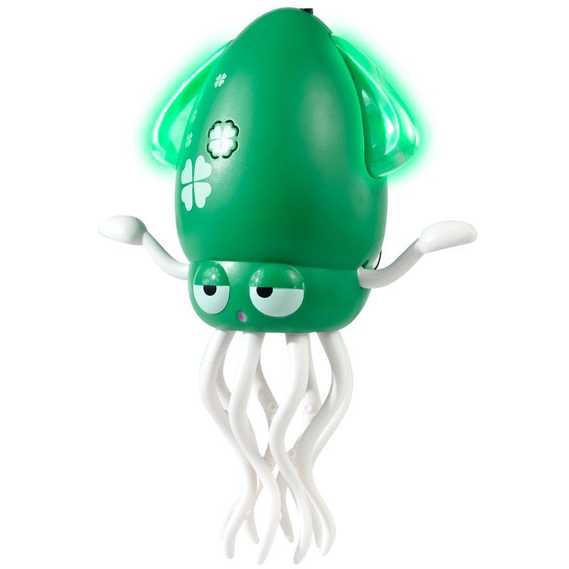 Dancing squid toy, music, lights and fun movements, bright LED lights, cheerful music, safe and durable