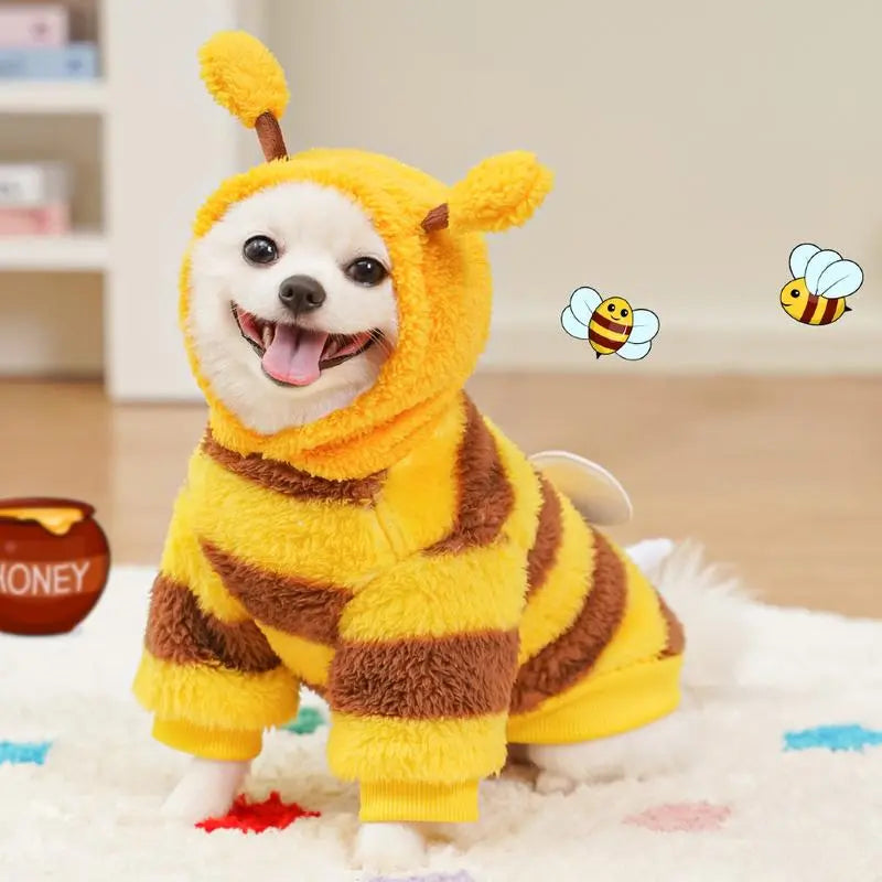 Pet clothes for dogs and cats autumn and winter dog transformation clothes Teddy Bichon French bulldog cat plus velvet new medium-sized dog