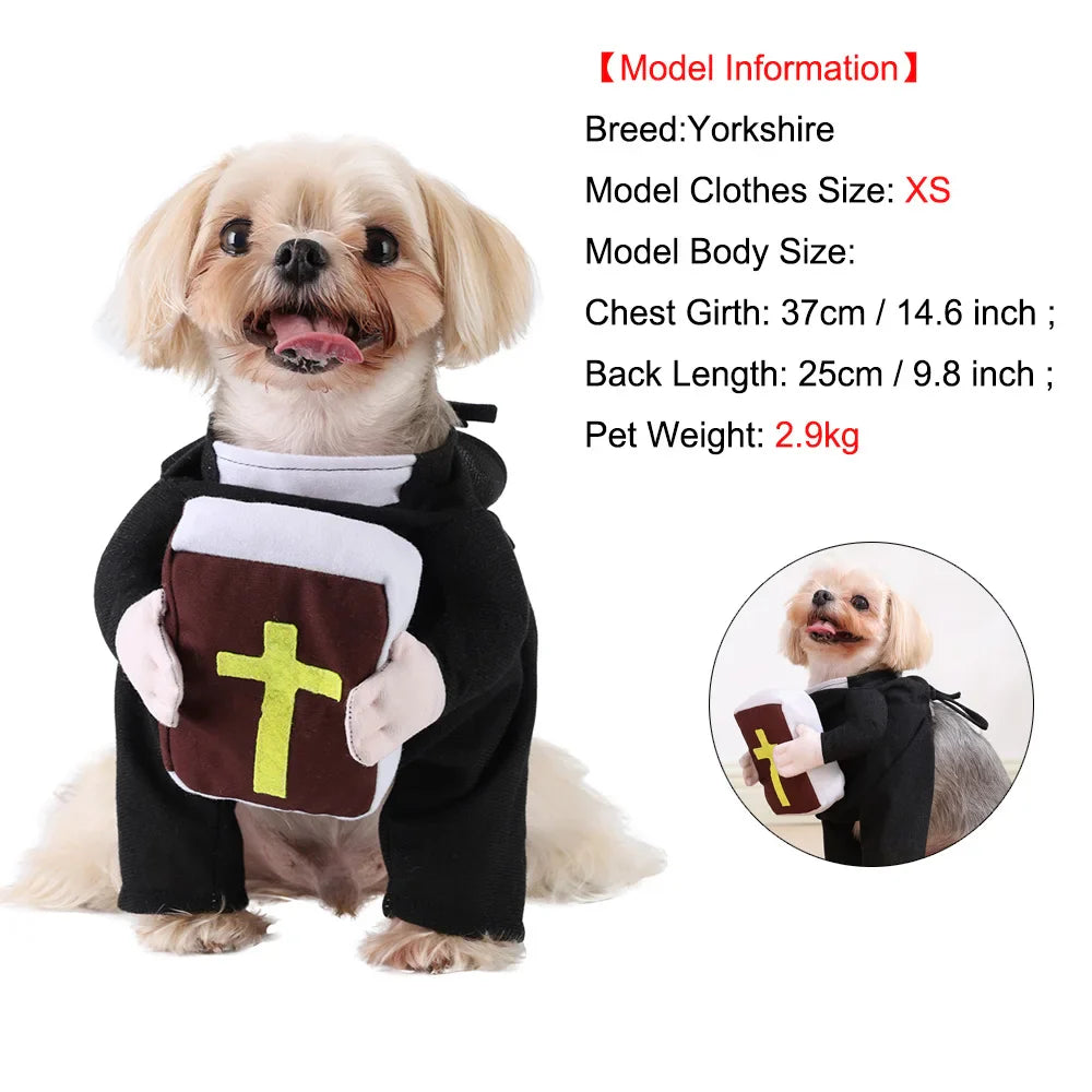 Cat Cosplay Costume Bible Cross for Pets