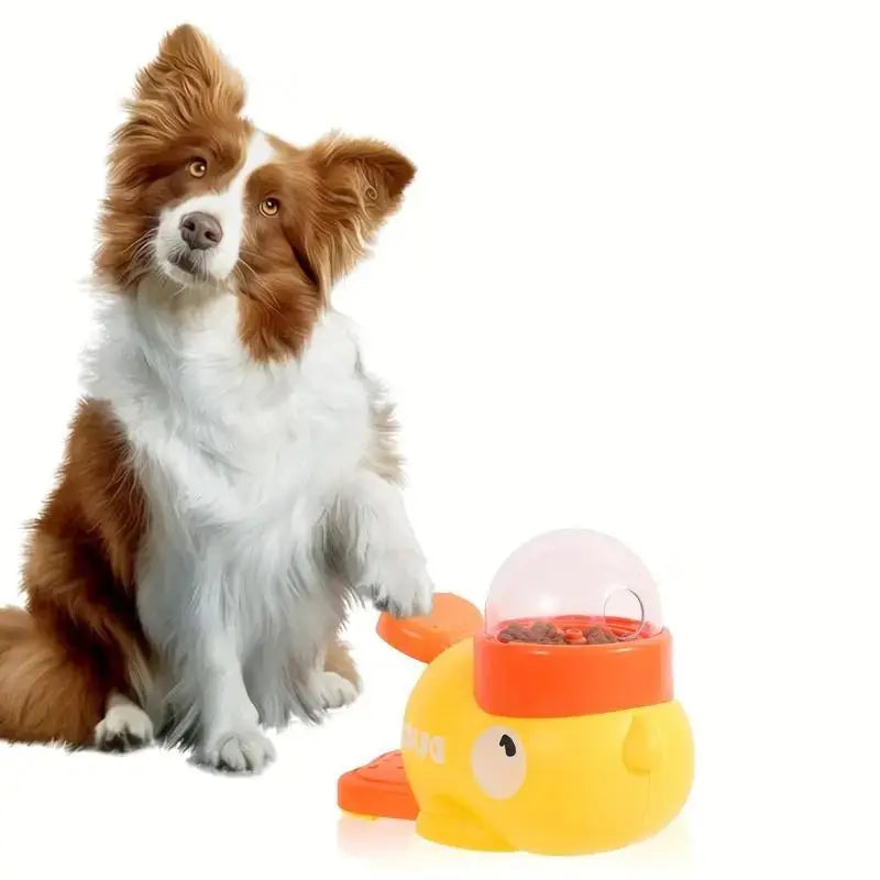 Pet Press Feeder Toy, 1 Box Interactive Food Dispenser Toy, Dog Training Feeder, Dog Treat Dispenser, Pet Interactive Toy, Dog & Cat Feeding Accessories