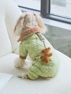 Cute Dog Pajamas with Plush Accessory