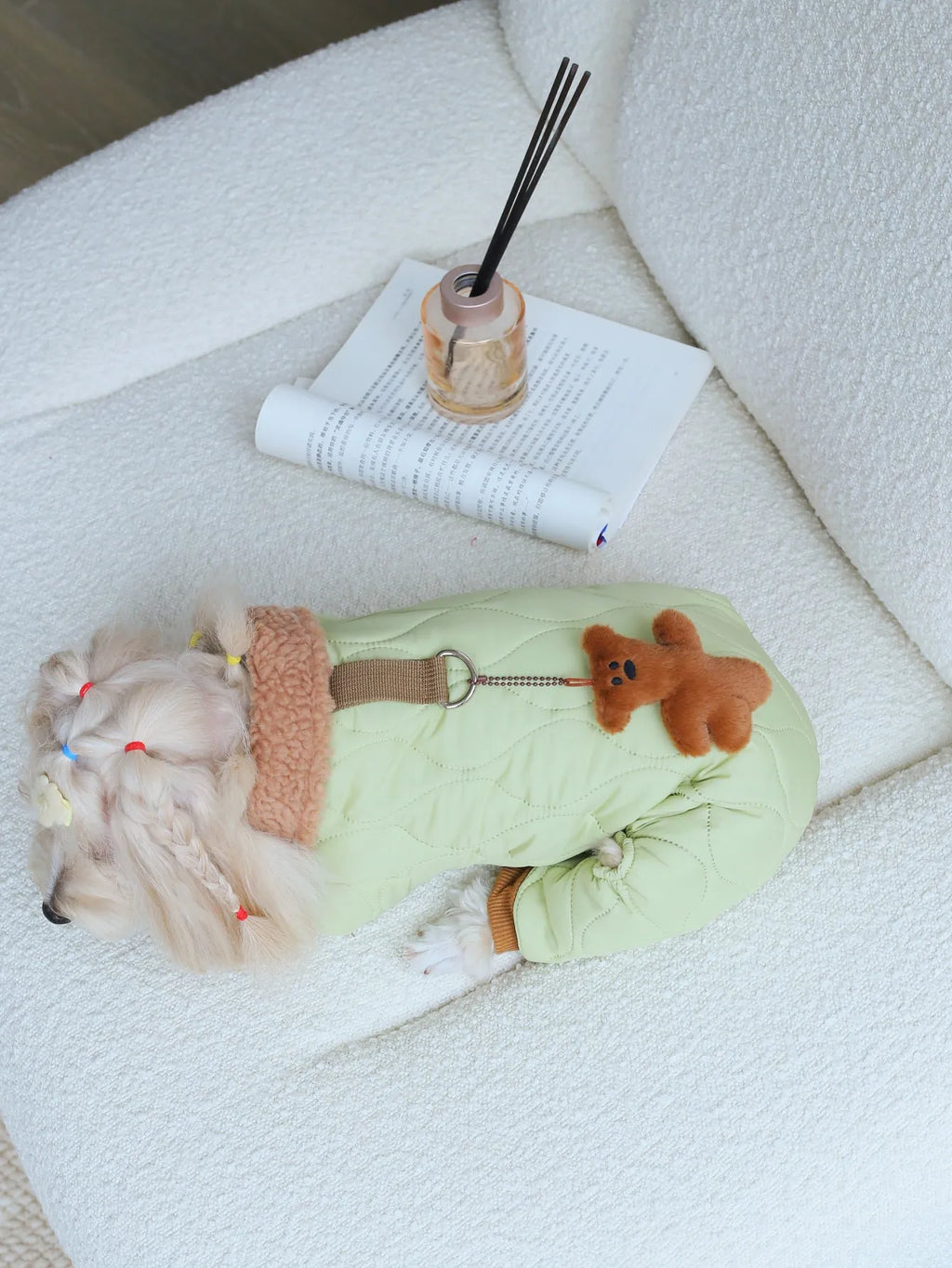 Cute Dog Pajamas with Plush Accessory