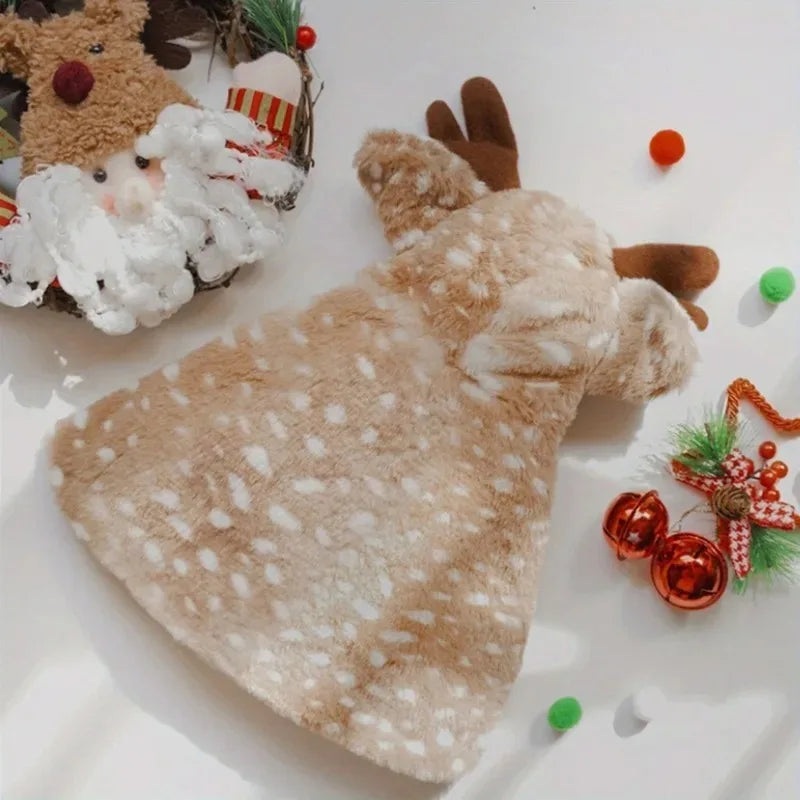Cute Dog Reindeer Costume for Pets