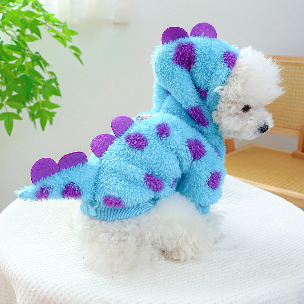 Halloween Dinosaur Dog Costume Hoodie for Pets