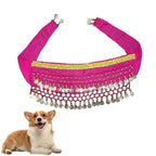Dog Belly Dance Costume with Charming Details