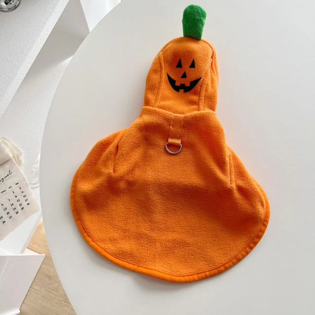 Dog Halloween Ghost Cape Costume Set