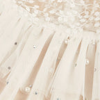 Elegant Dog Wedding Dress with Lace Detail