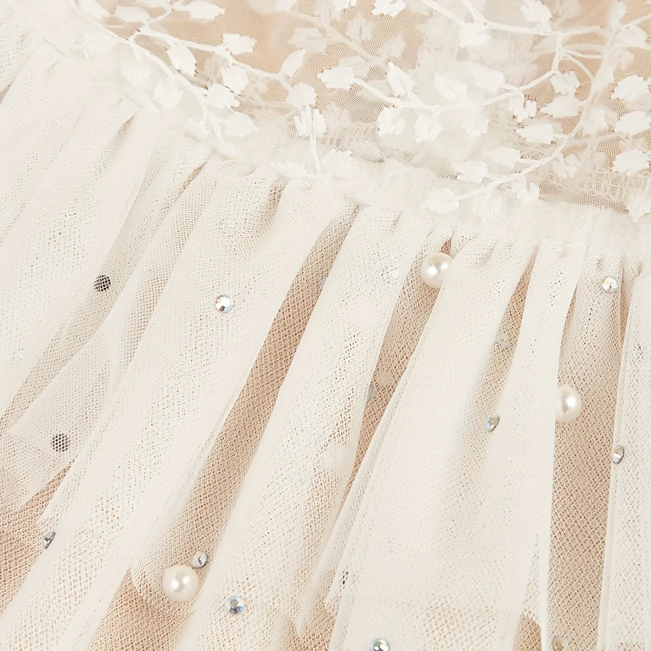 Elegant Dog Wedding Dress with Lace Detail