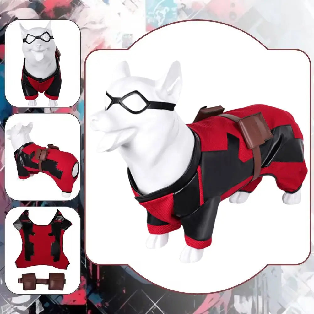 Dogpool and Wolverine Pet Costumes