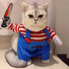 Chucky Halloween Costume for your Chubby Catto