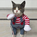 Chucky Halloween Costume for your Chubby Catto