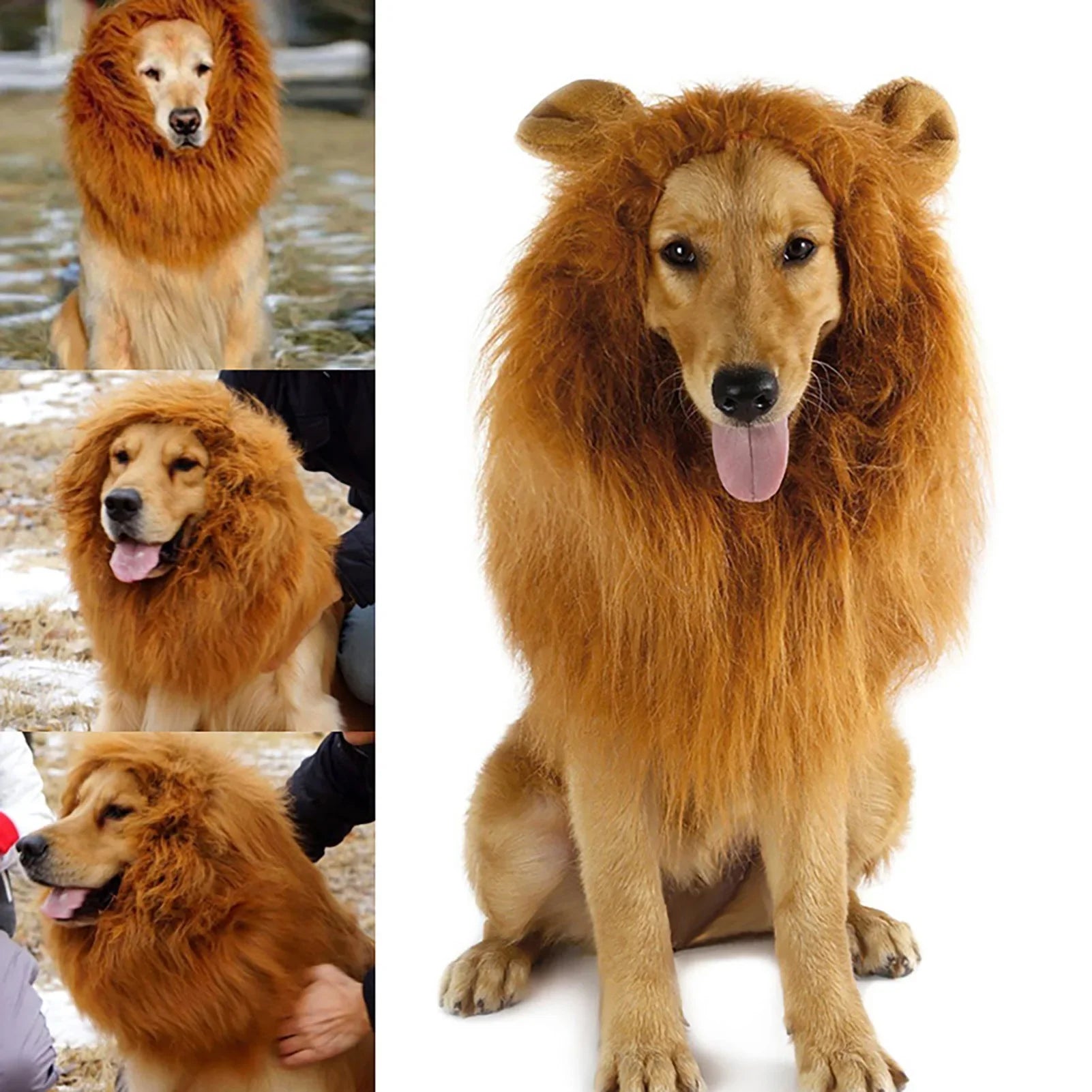 Lion Mane Costume for Cats and Dogs