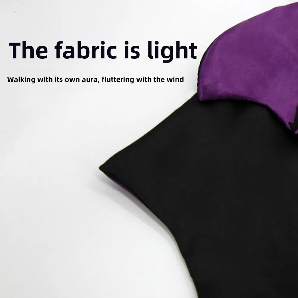 Halloween Cat Costume Bat Cloak