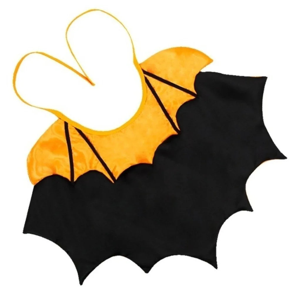 Halloween Cat Costume Bat Cloak