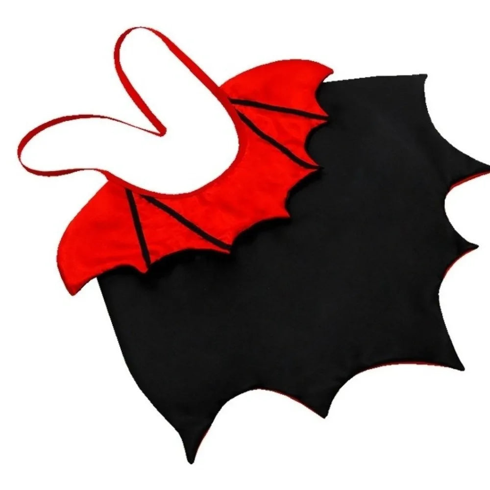Halloween Cat Costume Bat Cloak