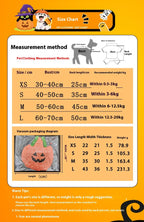 Halloween Pumpkin Dog Costume for Pets