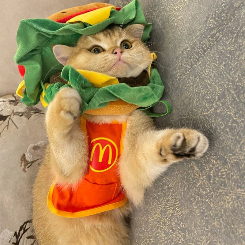 Halloween Pet Burger Costume